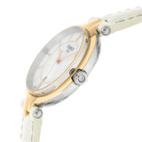Tissot T Lady Flamingo Mother of Pearl White Dial White Leather Strap Watch For Women - T094.210.26.111.01 Authentic Buy Shop Now