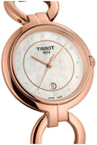 Tissot T Lady Flamingo Mother of Pearl Dial Rose Gold Steel Strap Watch for Women - T094.210.33.116.01 Authentic Buy Shop Now