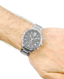 Tissot Quickster Chronograph Black Dial Silver Steel Strap Watch For Men - T095.417.11.067.00 Authentic Buy Shop Now