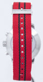 Tissot Quickster Chronograph NBA Chicago Bulls White Dial Red NATO Strap Watch For Men - T095.417.17.037.04 Authentic Buy Shop Now