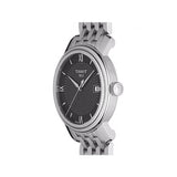 Tissot T Classic Bridgeport Black Dial Silver Steel Strap Watch For Men - T097.410.11.058.00 Authentic Buy Shop Now