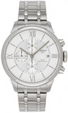 Tissot Chemin des Tourelles Automatic Chronograph White Dial Silver Steel Strap Watch for Men - T099.427.11.038.00 Authentic Buy Shop Now