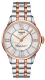 Tissot Chemin Des Tourelles Powermatic 80 Helvetic Price Lady Silver Dial Two Tone Steel Strap Watch For Women - T099.207.22.118.01 Authentic Buy Shop Now