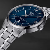 Tissot Chemin Des Tourelles Powermatic 80 Blue Dial Silver Steel Strap Watch for Men - T099.407.11.048.00 Authentic Buy Shop Now