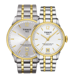 Tissot Chemin Des Tourelles Powermatic 80 Lady Silver Dial Two Tone Steel Strap Watch For Women - T099.207.22.037.00 Authentic Buy Shop Now