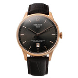 Tissot T Classic Chemin Des Tourelles Powermatic 80 Brown Dial Brown Leather Strap Watch for Men - T099.407.36.447.00 Authentic Buy Shop Now