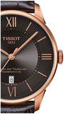 Tissot Chemin des Tourelles Powermatic 80 Brown Dial Brown Leather Strap Watch for Men - T099.407.36.448.00 Authentic Buy Shop Now