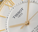 Tissot Chemin Des Tourelles Powermatic 80 Cosc Silver Dial Two Tone Steel Strap Watch For Men - T099.408.22.038.00 Authentic Buy Shop Now