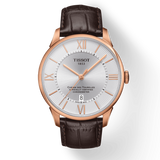 Tissot Chemin Des Tourelles Powermatic 80 Cosc Silver Dial Brown Leather Strap Watch For Men - T099.408.36.038.00 Authentic Buy Shop Now