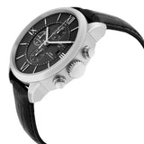 Tissot T Classic Chemin Des Tourelles Chronograph Black Dial Black Leather Strap Watch For Men - T099.427.16.058.00 Authentic Buy Shop Now