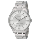 Tissot Chemin Des Tourelles Powermatic 80 Diamonds Silver Dial Silver Steel Strap Watch for Men - T099.407.11.033.00 Authentic Buy Shop Now
