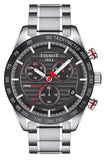 Tissot T Sport PRS 516 Chronograph Black Dial Silver Steel Strap Watch For Men - T100.417.11.051.01 Authentic Buy Shop Now