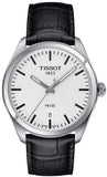 Tissot T Classic PR 100 White Dial Black Leather Strap Watch for Men - T101.410.16.031.00 Authentic Buy Shop Now