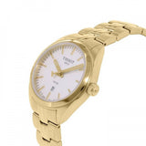 Tissot T Classic PR 100 Quartz White Dial Gold Steel Strap Watch for Men - T101.410.33.031.00 Authentic Buy Shop Now