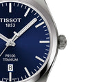 Tissot Gentlemen Powermatic 80 Silicium Blue Dial Brown Leather Strap Watch For Men - T127.407.16.041.00 Authentic Buy Shop Now