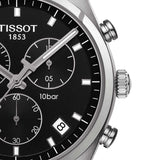 Tissot PR 100 Chronograph Black Dial Black Leather Strap Watch For Men - T101.417.16.051.00 Authentic Buy Shop Now