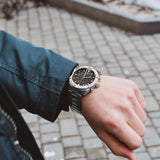 Tissot T Classic PR 100 Sport Chronograph Black Dial Silver Steel Strap Watch for Men - T101.617.11.051.00 Authentic Buy Shop Now