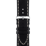 Tissot PR 100 Sport Quartz Chronograph Black Dial Black Leather Strap Watch For Men - T101.617.16.051.00 Authentic Buy Shop Now