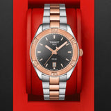 Tissot PR 100 Sport Chic Anthracite Dial Watch For Women - T101.910.22.061.00 Authentic Buy Shop Now