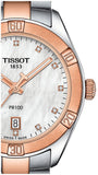 Tissot PR 100 Sport Chic Diamonds Mother of Pearl Dial Two Tone Steel Strap Watch for Women - T101.910.22.116.00 Authentic Buy Shop Now
