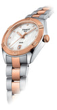 Tissot PR 100 Sport Chic Diamonds Mother of Pearl Dial Two Tone Steel Strap Watch for Women - T101.910.22.116.00 Authentic Buy Shop Now