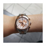 Tissot PR 100 Sport Chic Chronograph Mother of Pearl Dial Two Tone Steel Strap Watch for Women - T101.917.22.151.00 Authentic Buy Shop Now