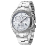 Tissot PR 100 Sport Chic Chronograph Silver Dial Silver Steel Strap Watch for Women - T101.917.11.031.00 Authentic Buy Shop Now