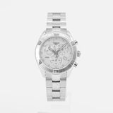 Tissot PR 100 Sport Chic Chronograph Diamonds Mother of Pearl Dial Silver Steel Strap Watch for Women - T101.917.11.116.00 Authentic Buy Shop Now
