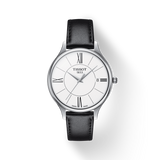 Tissot Bella Ora Round White Dial Black Leather Strap Watch For Women - T103.210.16.018.00 Authentic Buy Shop Now