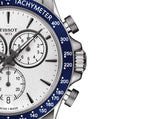 Tissot V8 Quartz T Sport Chronograph White Dial Silver Steel Strap Watch For Men - T106.417.11.031.00 Authentic Buy Shop Now