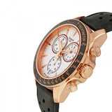 Tissot V8 Quartz Chronograph White Dial Black Rubber Strap Watch For Men - T106.417.36.031.00 Authentic Buy Shop Now