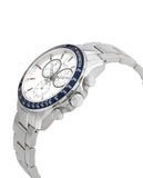 Tissot V8 Quartz T Sport Chronograph White Dial Silver Steel Strap Watch For Men - T106.417.11.031.00 Authentic Buy Shop Now