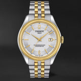 Tissot Ballade Powermatic 80 Chronometer Silver Dial Two Tone Steel Strap Watch For Men - T108.408.22.037.00 Authentic Buy Shop Now