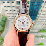 Tissot T Classic Ballade Powermatic 80 Lady Silver Dial Brown Leather Strap Watch For Women - T108.408.26.037.00 Authentic Buy Shop Now