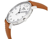 Tissot T Classic Everytime Large White Dial Brown Leather Strap Watch For Men - T109.610.16.037.00 Authentic Buy Shop Now