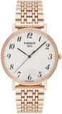Tissot T Classic Everytime White Dial Rose Gold Mesh Bracelet Watch for Men - T109.610.33.032.00 Authentic Buy Shop Now