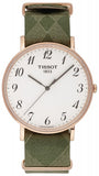 Tissot T Classic Everytime White Dial Green Nylon Strap Watch for Men - T109.610.38.032.00 Authentic Buy Shop Now
