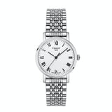 Tissot T Classic Everytime Small White Dial Silver Mesh Bracelet Watch For Women - T109.210.11.033.00 Authentic Buy Shop Now