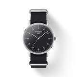 Tissot Everytime Medium Black Dial Black NATO Strap Watch For Men - T109.410.17.077.00 Authentic Buy Shop Now