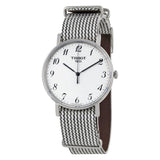 Tissot T Classic Everytime Medium White Dial Two Tone NATO Strap Watch for Women - T109.410.18.032.00 Authentic Buy Shop Now