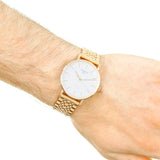 Tissot Everytime Medium White Dial Rose Gold Mesh Bracelet Watch For Men - T109.410.33.031.00 Authentic Buy Shop Now