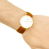 Tissot T Classic Everytime White Dial Brown Leather Strap Watch For Men - T109.410.36.031.00 Authentic Buy Shop Now