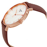 Tissot T Classic Everytime White Dial Brown Leather Strap Watch for Men - T109.610.36.031.00 Authentic Buy Shop Now