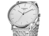 Tissot T Classic Everytime Large White Dial Silver Steel Strap Watch for Men - T109.610.11.031.00 Authentic Buy Shop Now