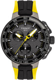 Tissot T Bike Cycling Tour de France Black Dial Two Tone Rubber Strap Watch For Men - T111.417.37.441.00 Authentic Buy Shop Now