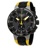 Tissot T Bike Cycling Tour de France Black Dial Two Tone Rubber Strap Watch For Men - T111.417.37.441.00 Authentic Buy Shop Now