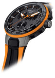 Tissot T Race Cycling Chronograph Black Dial Two Tone Rubber Strap Watch For Men - T111.417.37.441.04 Authentic Buy Shop Now