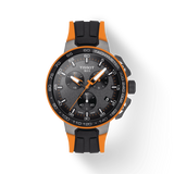 Tissot T Race Cycling Chronograph Black Dial Two Tone Rubber Strap Watch For Men - T111.417.37.441.04 Authentic Buy Shop Now