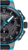 Tissot T Race Cycling Chronograph Black Dial Two Tone Rubber Strap Watch For Men - T111.417.37.441.05 Authentic Buy Shop Now
