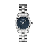 Tissot T Wave II Blue Dial Silver Steel Strap Watch For Women - T112.210.11.046.00 Authentic Buy Shop Now